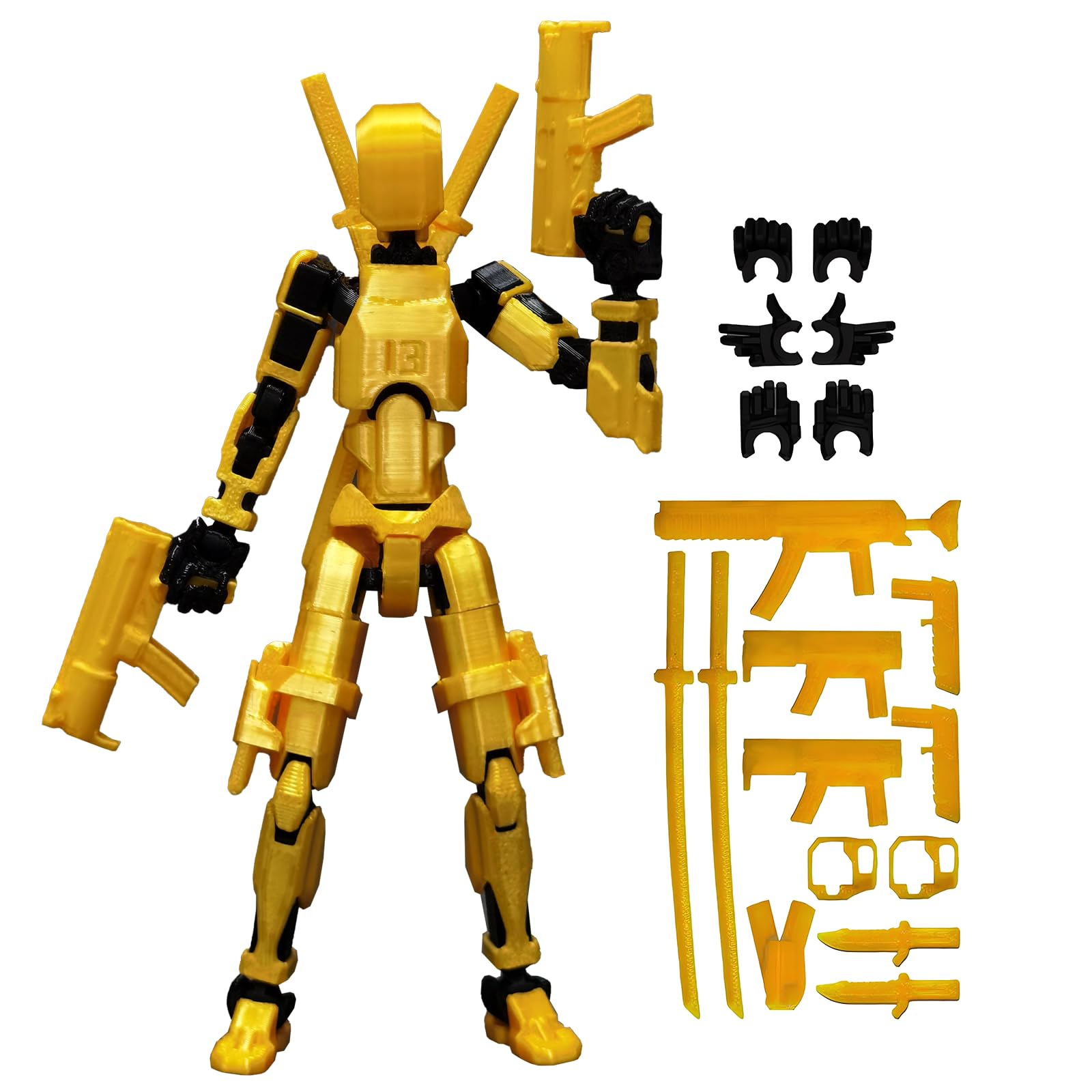 Amazon.co.jp: 【組立完了】3Dプリント T13 アクションフィギュア